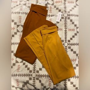 NWT Zenana Yoga Pants (2 pairs)